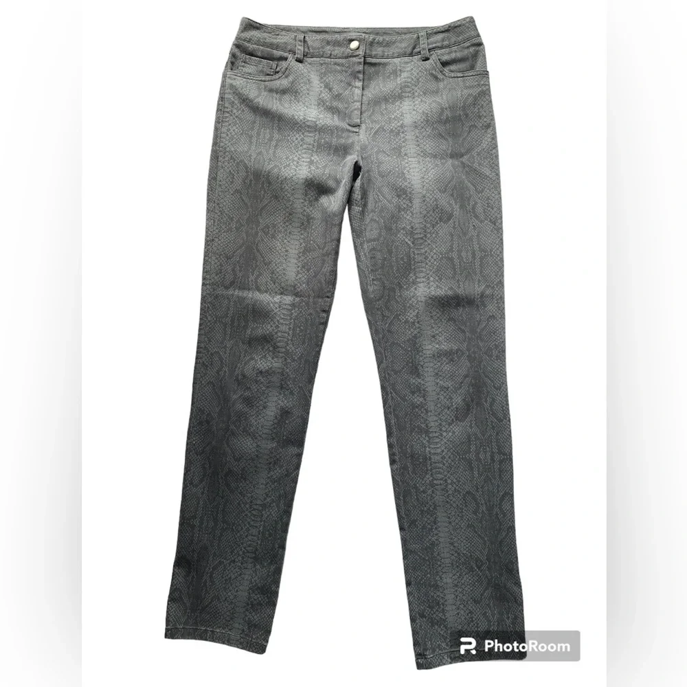 Elliott Lauren Pants. Snakeskin print. Size 6. - Picture 1 of 8